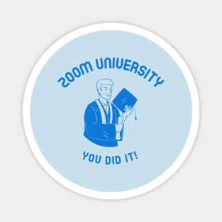 Zoom university man Magnet